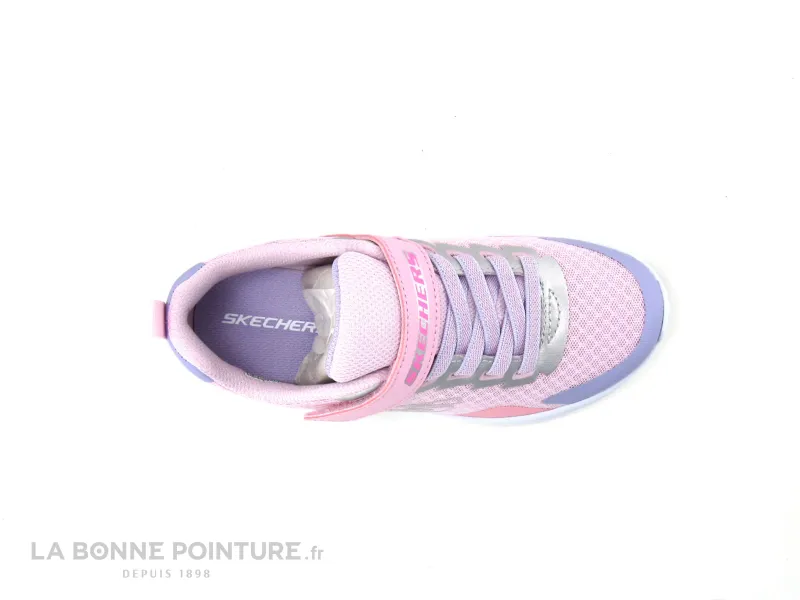 Achat chaussures Skechers Enfant Basket, vente Skechers 302348L Microspec Bright Retros - Basket rose Fille