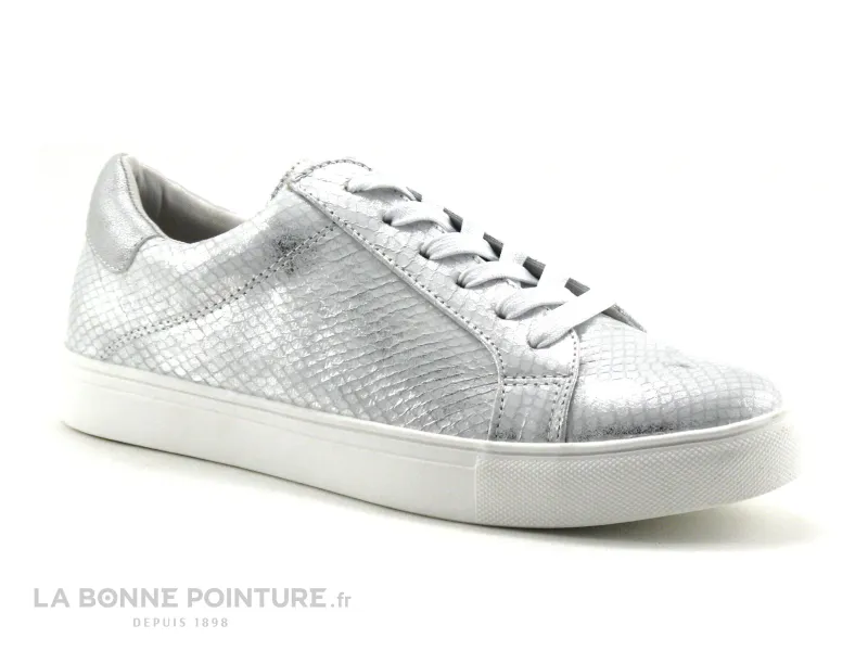 Achat chaussures So What Femme Basket, vente So What 15240T Argent Serpent - Basket