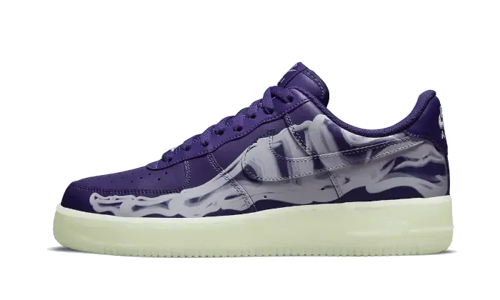 Air Force 1 Low Purple Skeleton Halloween (2021)