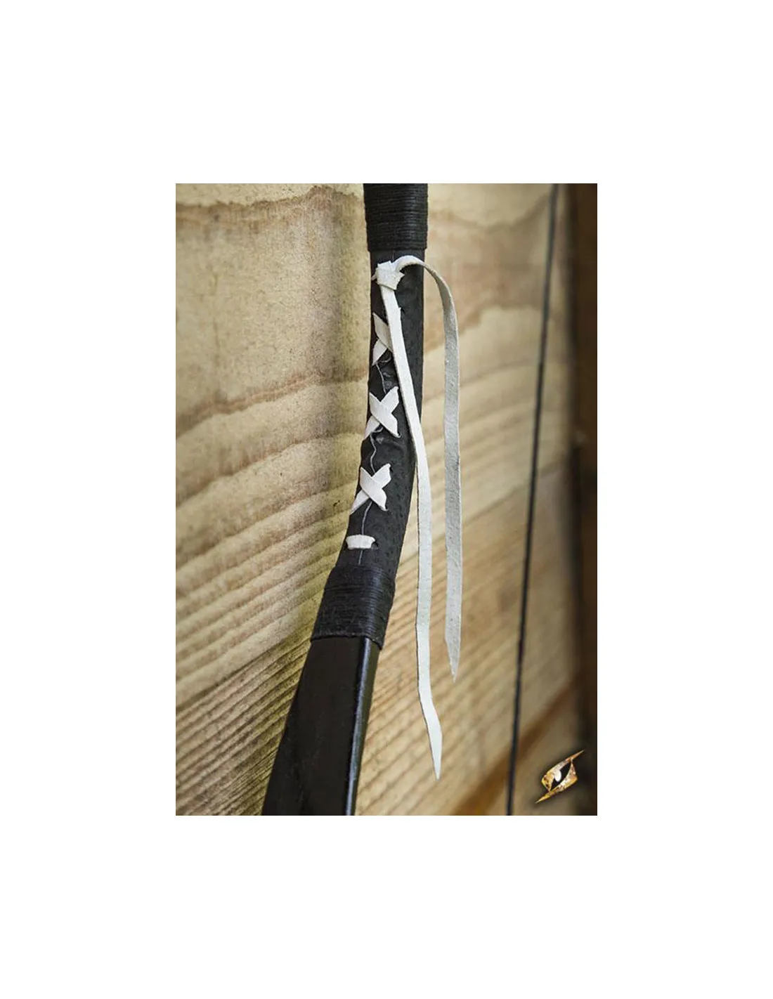 Arc médiéval noir de luxe pour cheval. Corde 115 cm. ⚔️ Boutique Épées
