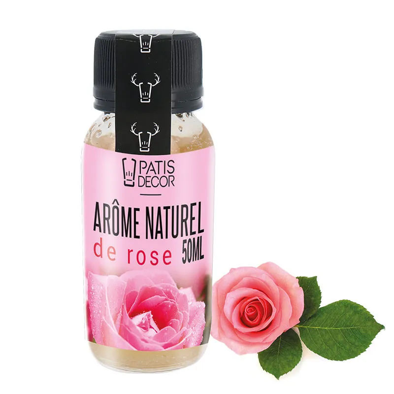 Arôme alimentaire naturel Rose 50 ml - Patisdécor 