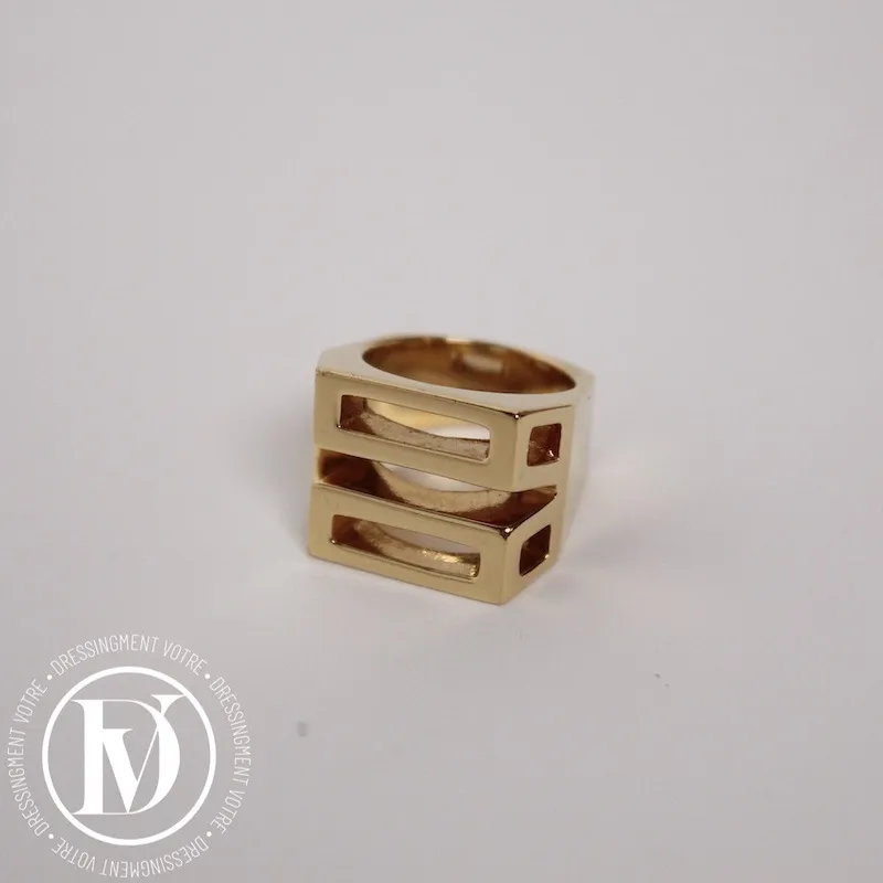 Bague Bianca en laiton doré t.52 – Chloé