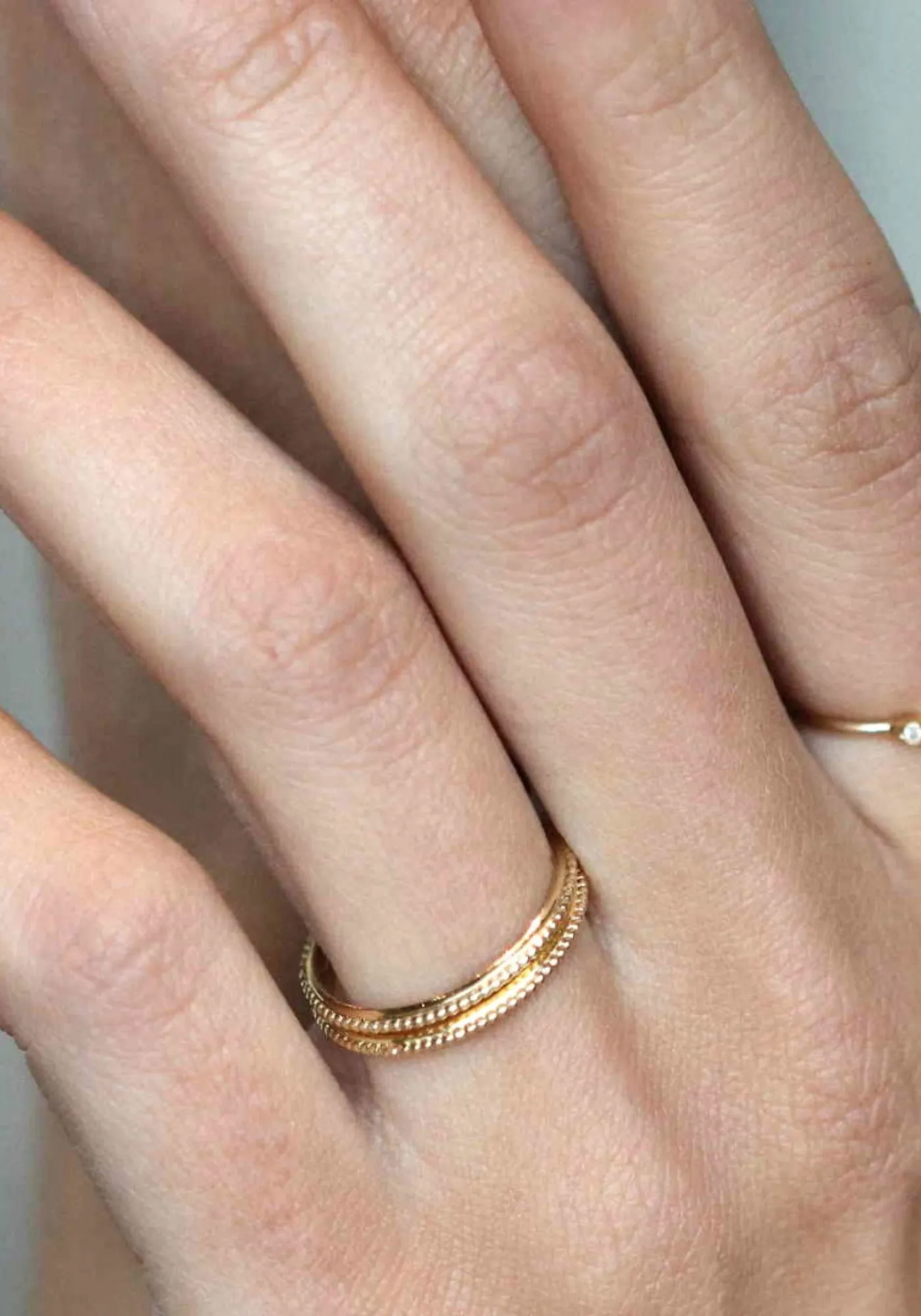 Bague en or jaune Georgia
