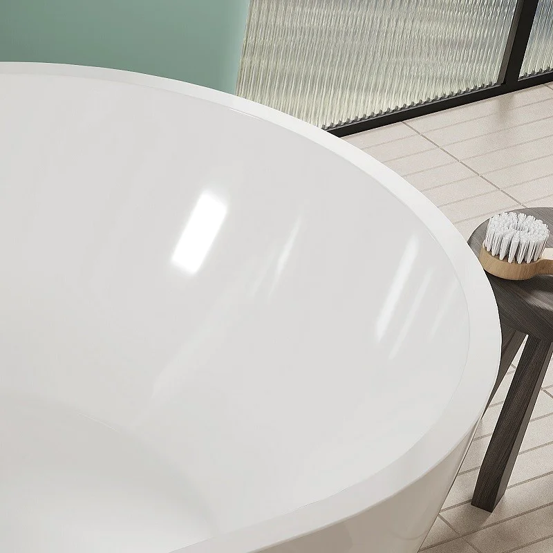Baignoire ilot sur pied XXL 180 cm x 115 cm de large