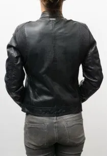 Blouson cuir Redskins Boogie Black