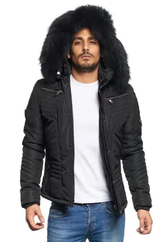 Blouson Ventiuno Lythium noir col noir.
