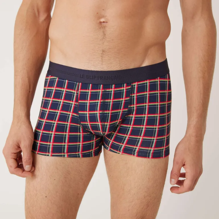 Boxer Marius Carreaux Marine - Le Slip Français