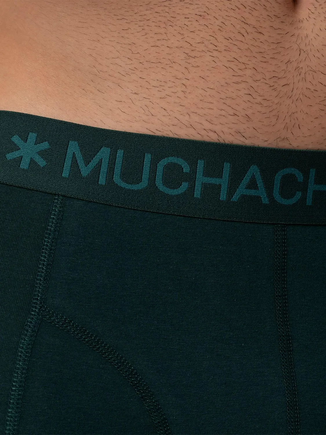 Boxer Muchachomalo Homme Short Solid Black/Green/Grey (3-Pièces)