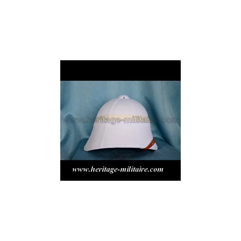 Casque blanc de l'Empire colonial Napoléon III