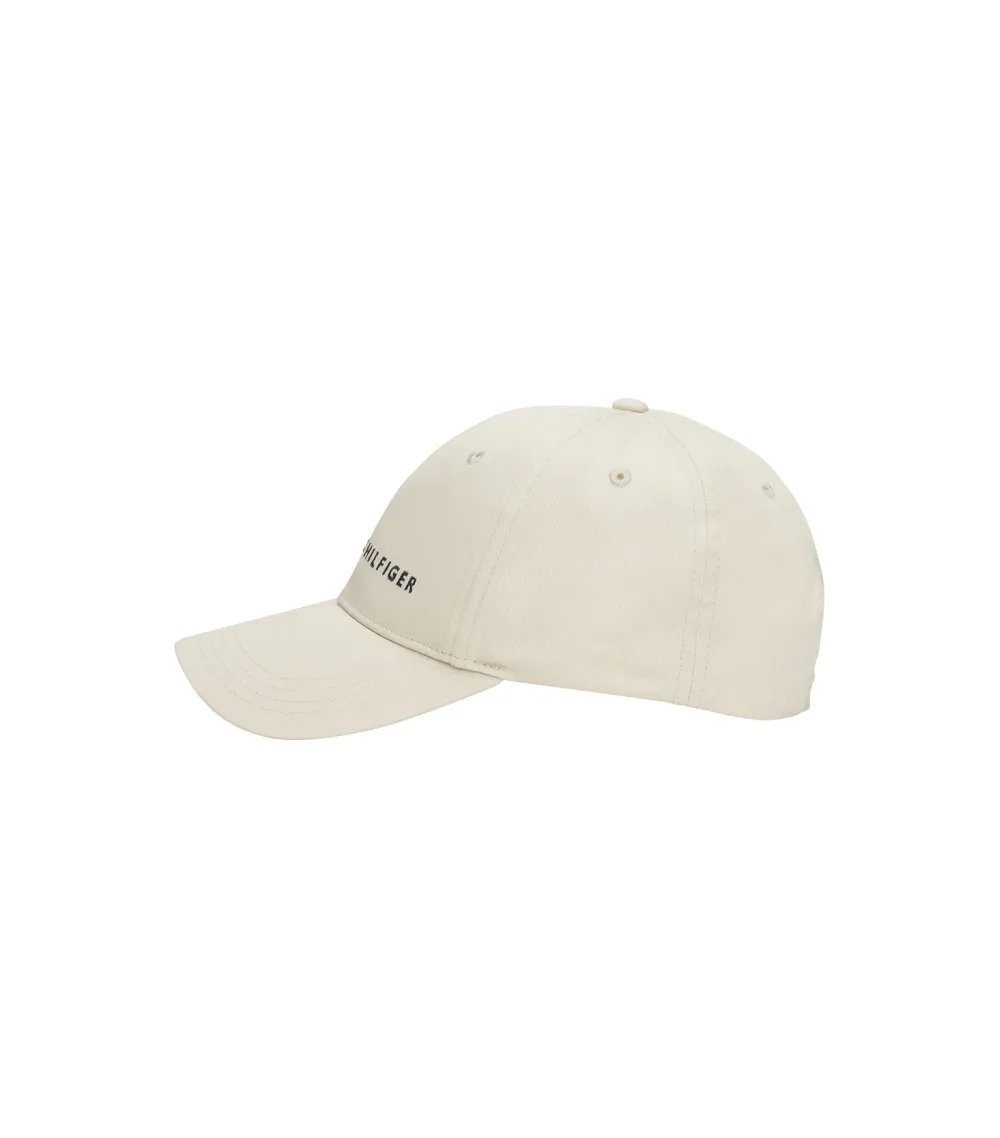 Casquette Junior Garçon Tommy Hilfiger coton biologique beige