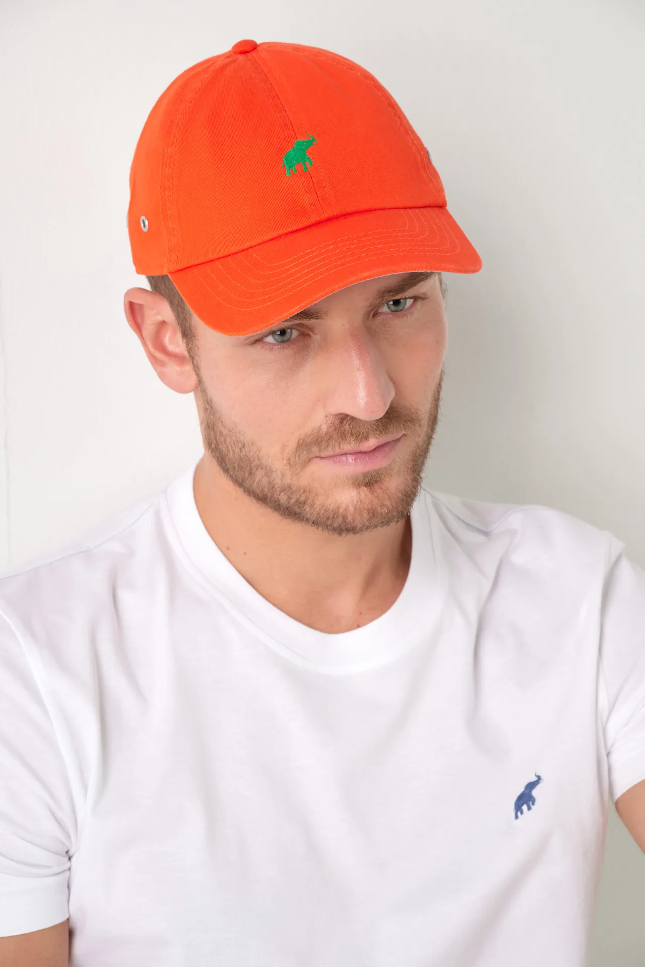 Casquette Petit Éléphant Orange
