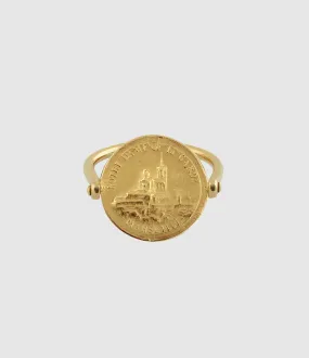 CHARLET Partager  Bague Massilia Notre-Dame de la Garde Or Jaune  