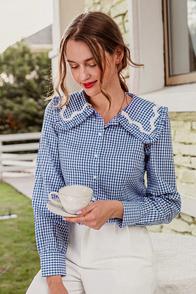 Chemise Col Vintage