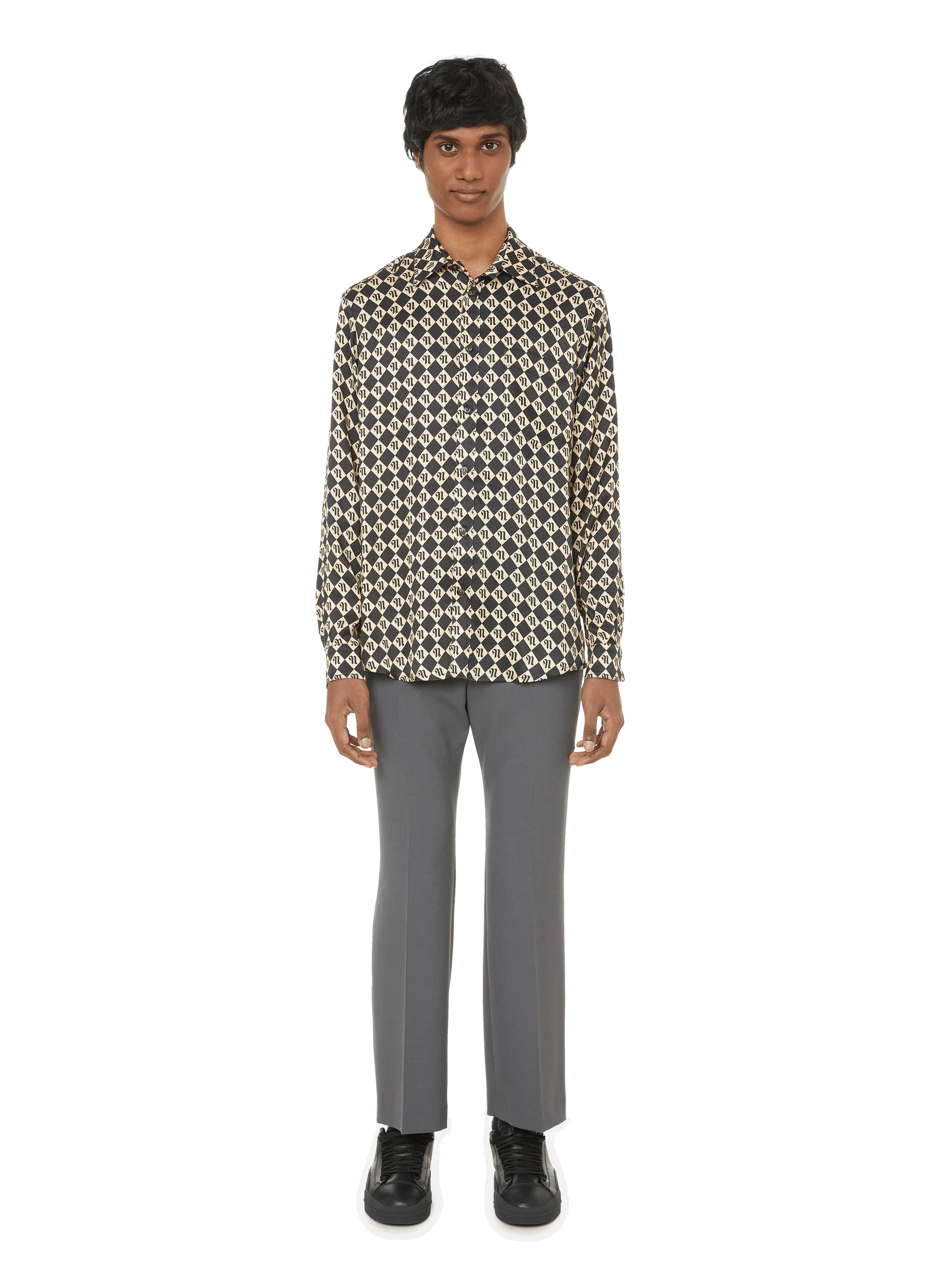 CHEMISE KALEB EN CUPRO MéLANGé - NANUSHKA pour HOMME | Printemps