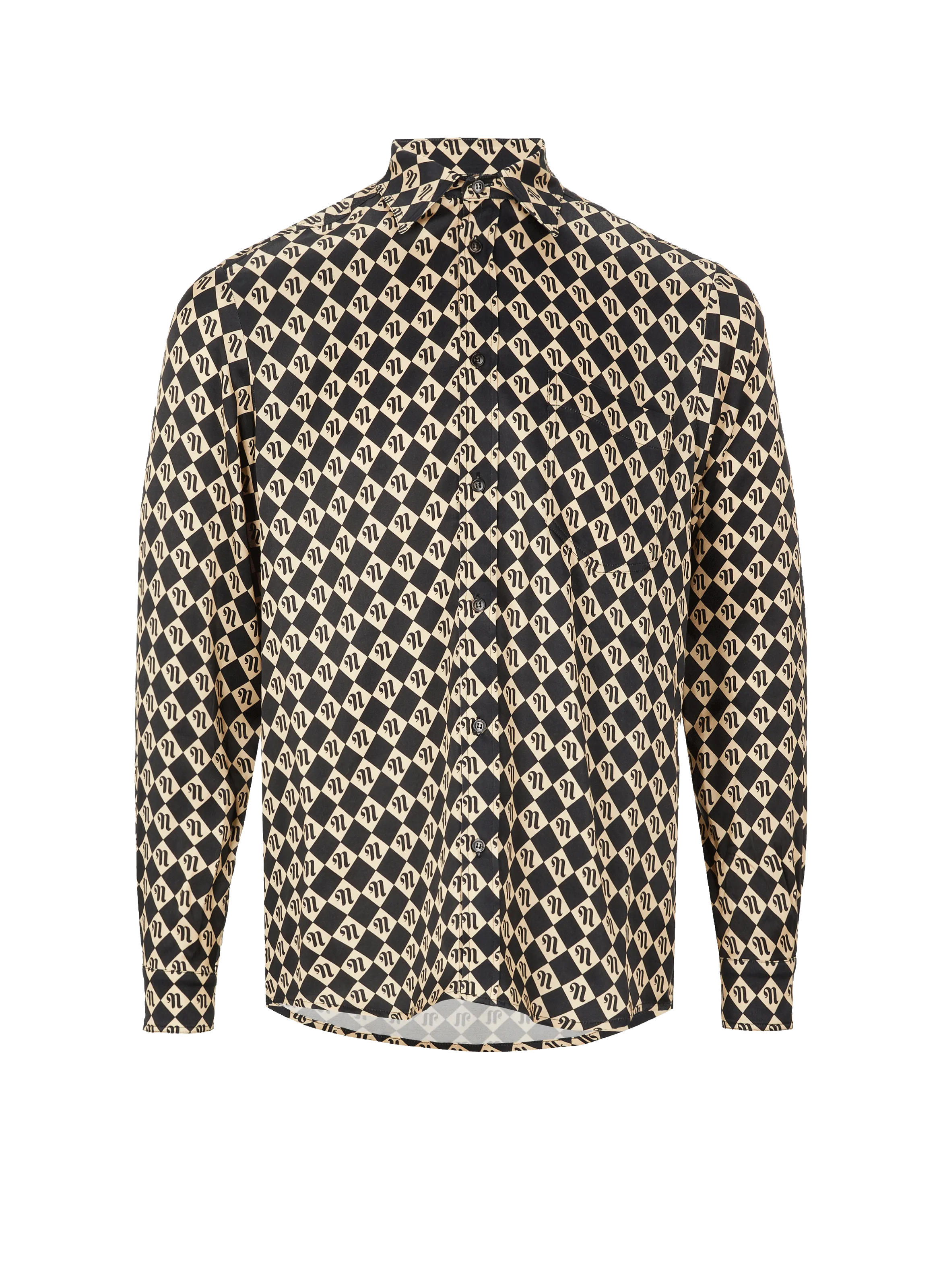 CHEMISE KALEB EN CUPRO MéLANGé - NANUSHKA pour HOMME | Printemps
