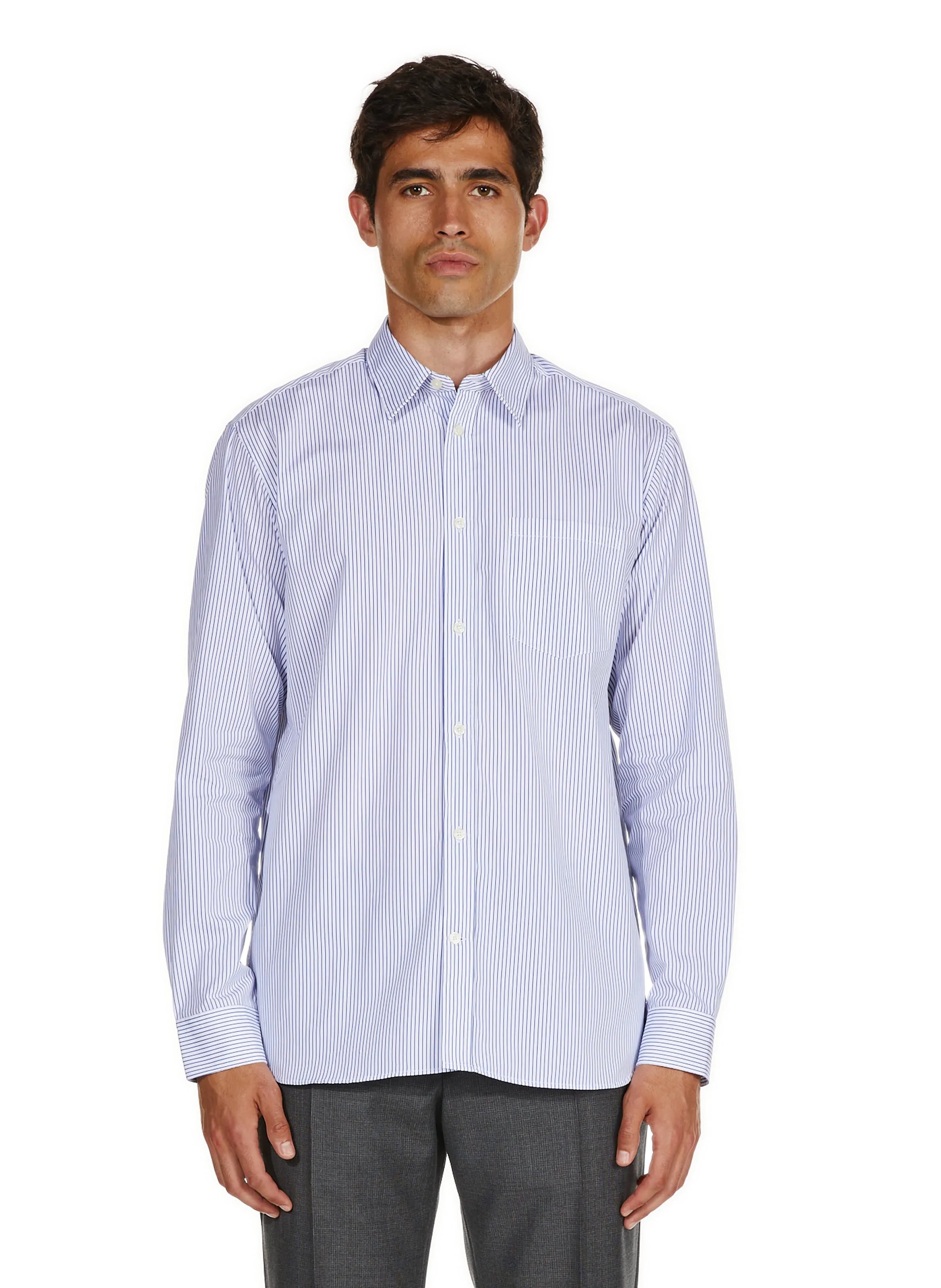 CHEMISE RAYéE EN COTON - SAISON 1865 pour HOMME | Printemps
