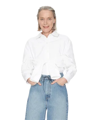 CHEMISE à QUATRE MANCHES EN COTON - ALEXANDER WANG pour FEMME | Printemps