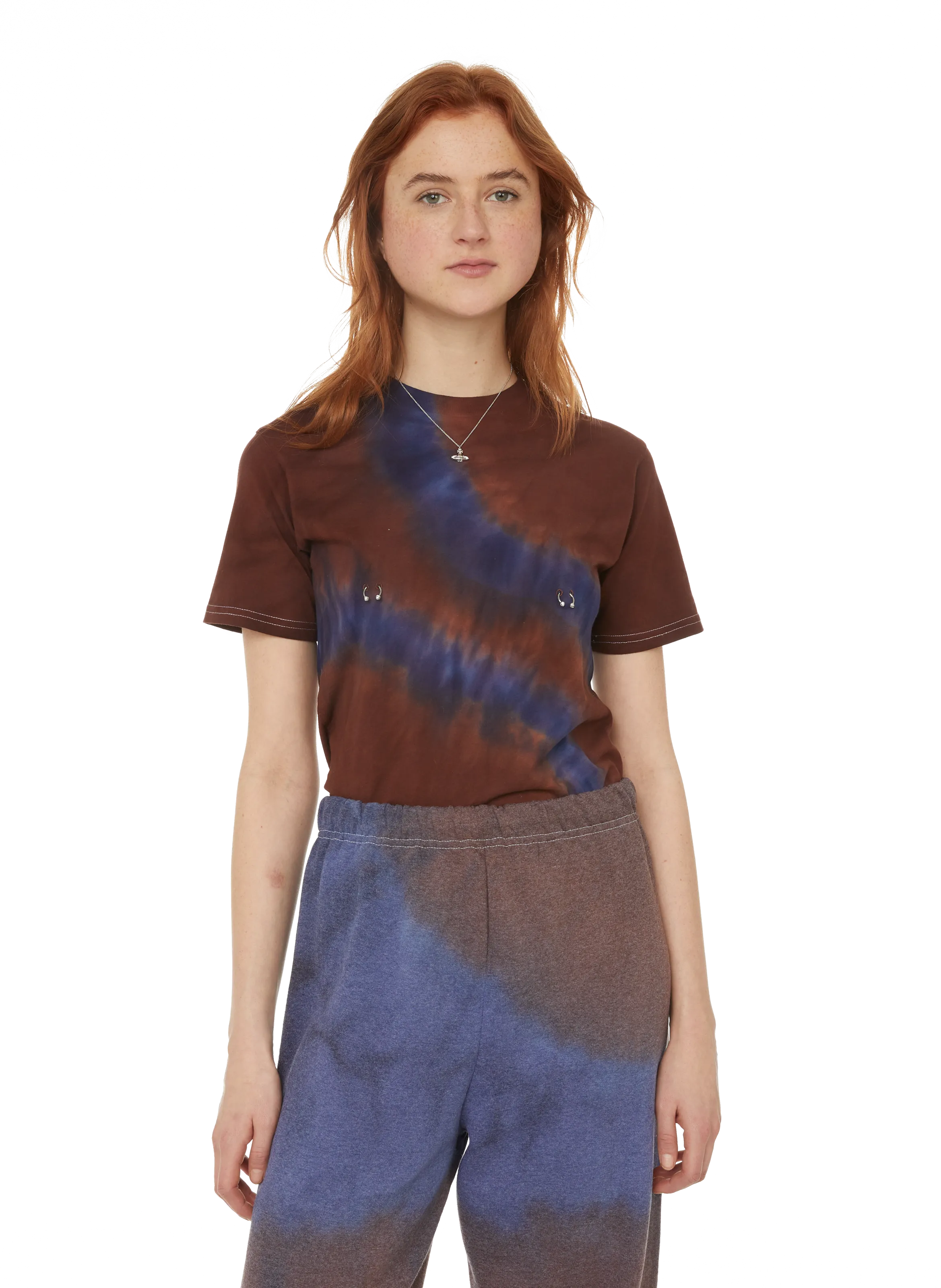 COLLINA STRADA  T-shirt avec piercing - Multicolore