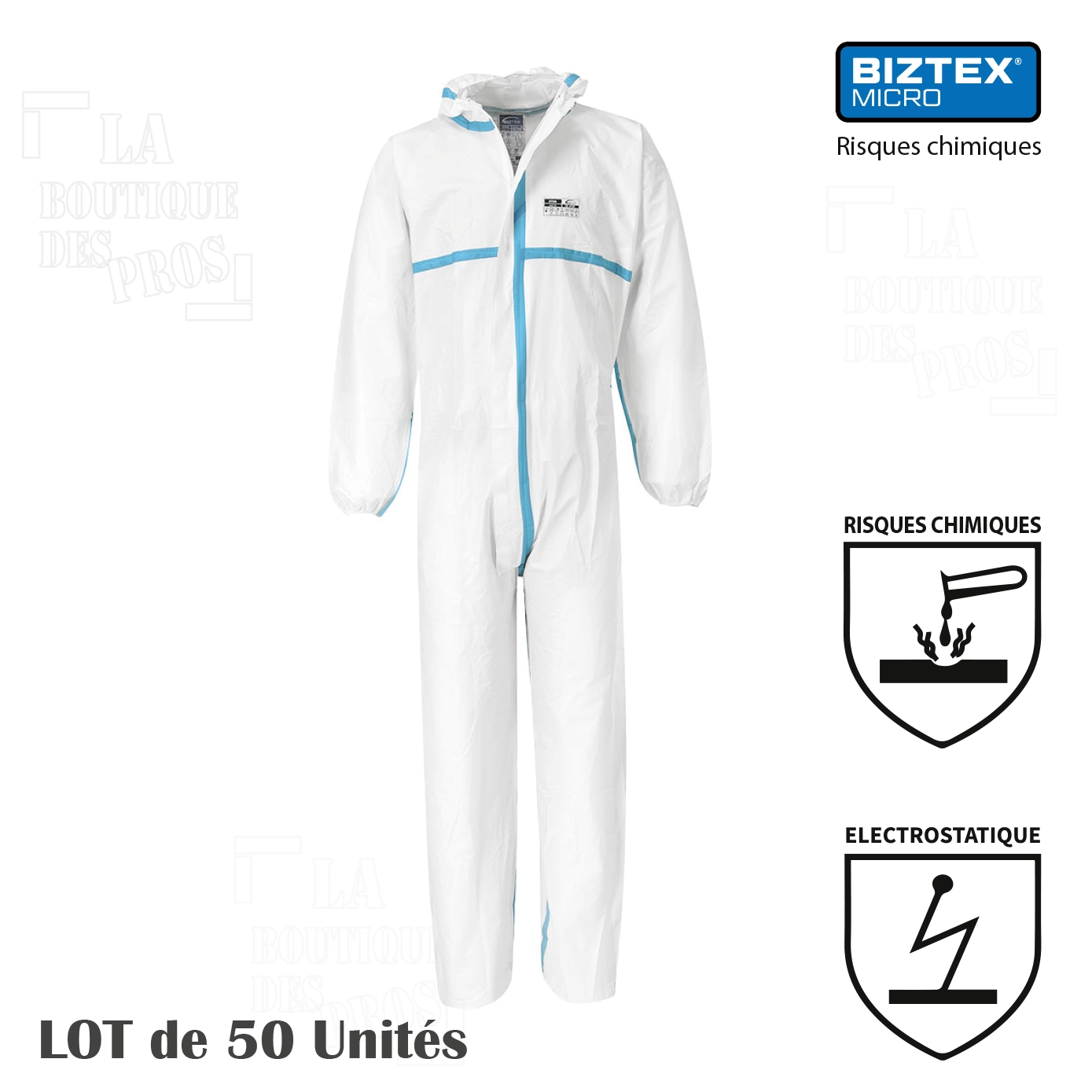Combinaison BizTex® Microporeuse Type 4/5/6 PORTWEST