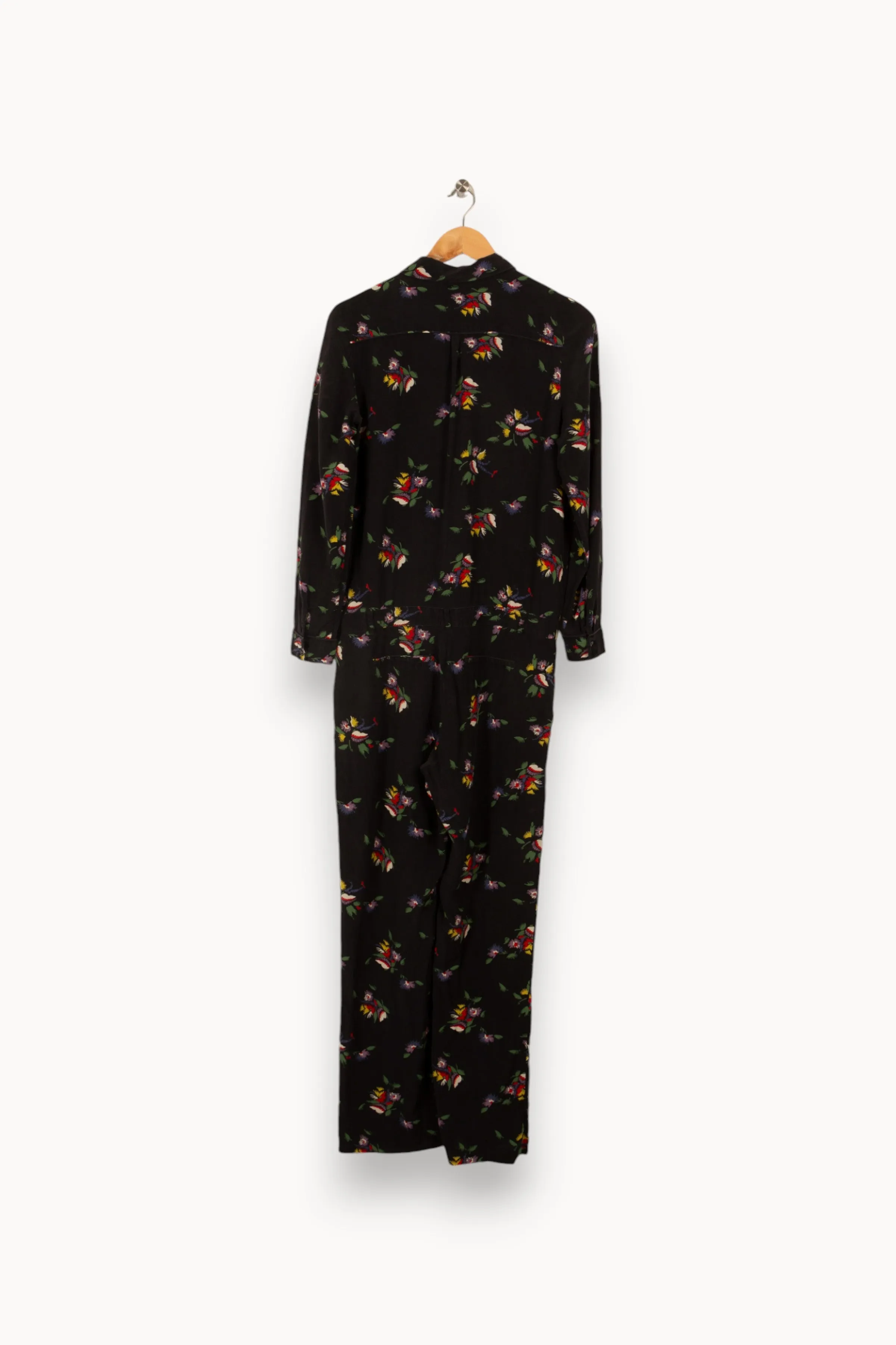 Combinaison noire à motifs multicolores - Taille S/36