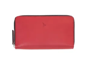 Compagnon hermétique "Luxe" en cuir rouge - 20 cm - PM-024-01