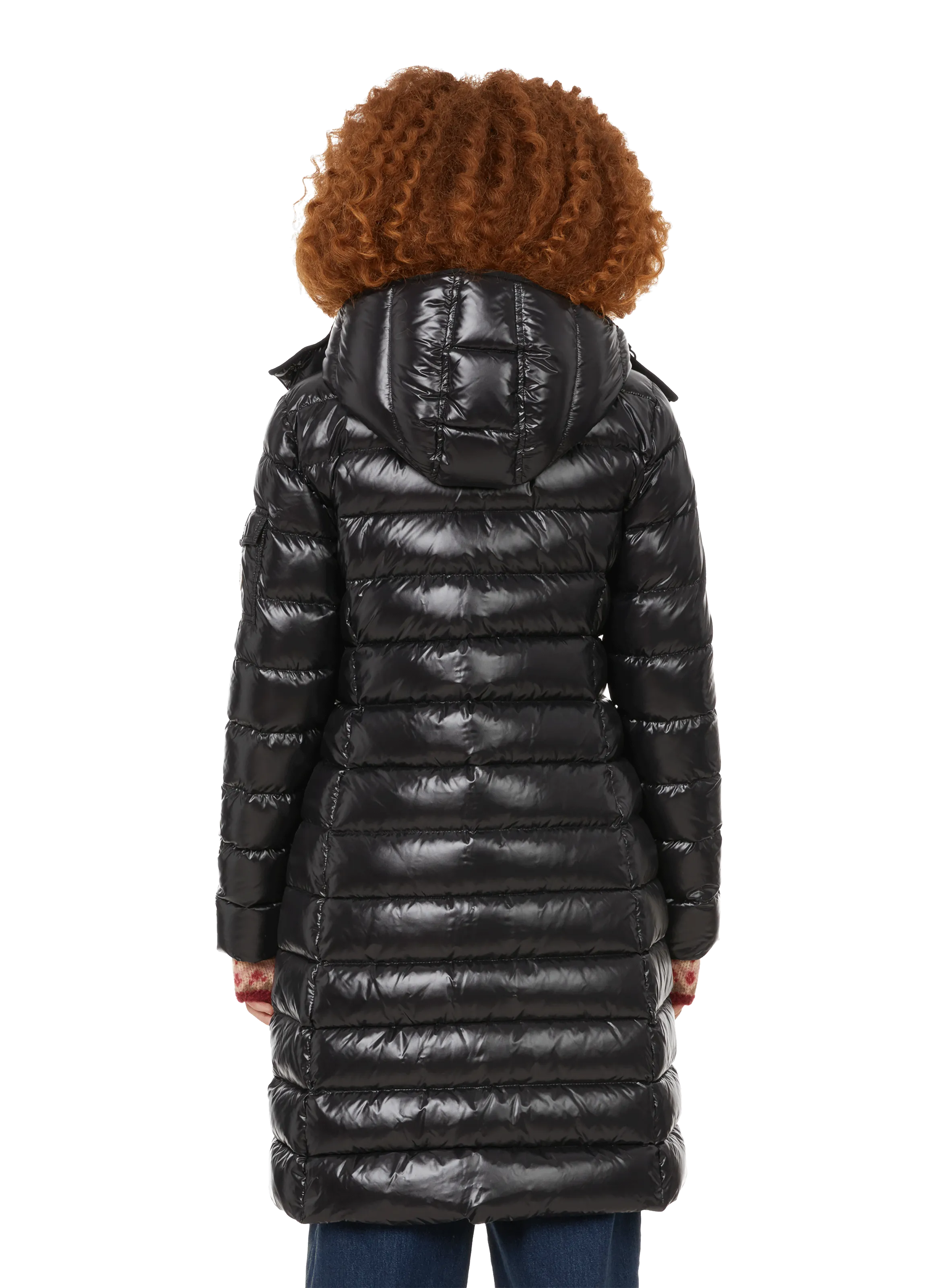 DOUDOUNE LONGUE MOKA - MONCLER pour FEMME | Printemps