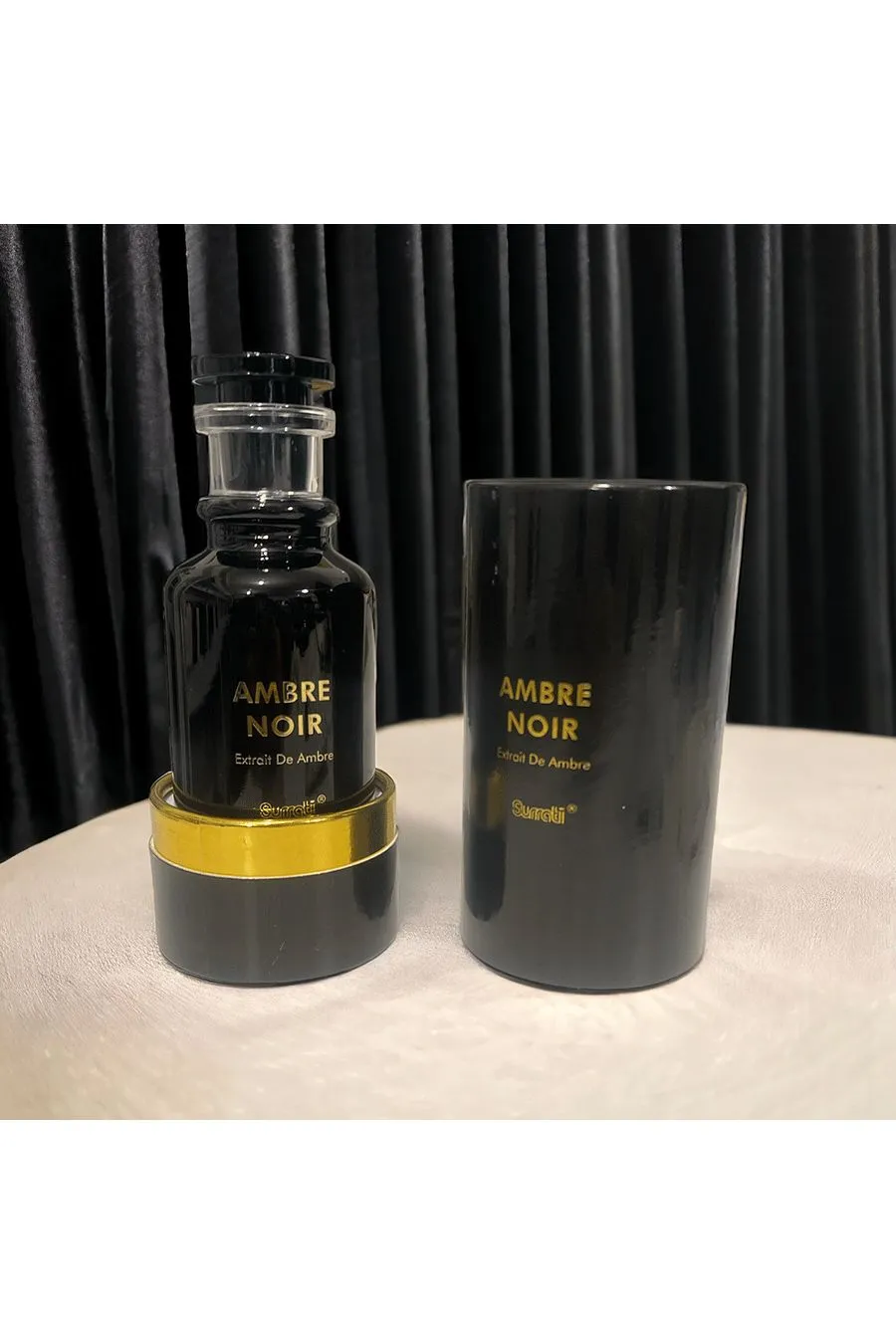Eau de parfum Ambre noir extrait d'ambre Surrati 100ml 
