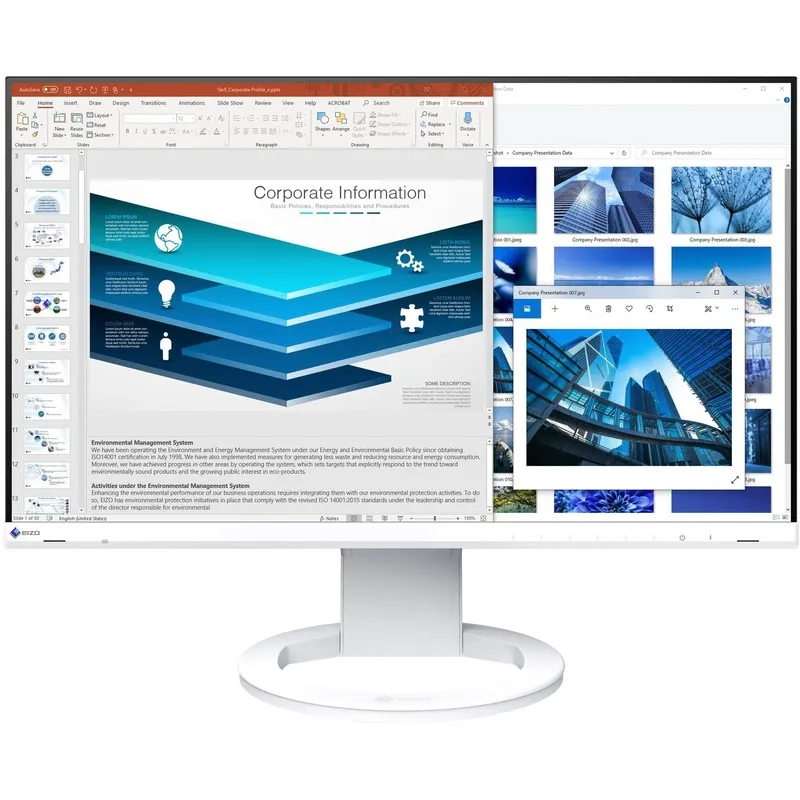 Eizo moniteur FlexScan EV2480-Swiss Edition, blanc, 23.8 '', 1920 x 1080 px px