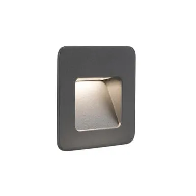 Encastré led mural Faro Nase Gris anthracite Aluminium