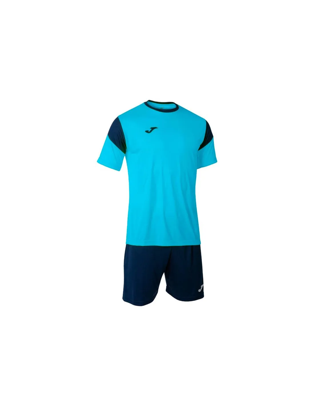 Ensemble Homme Football Phoenix Turquoise Fluorescent Marine