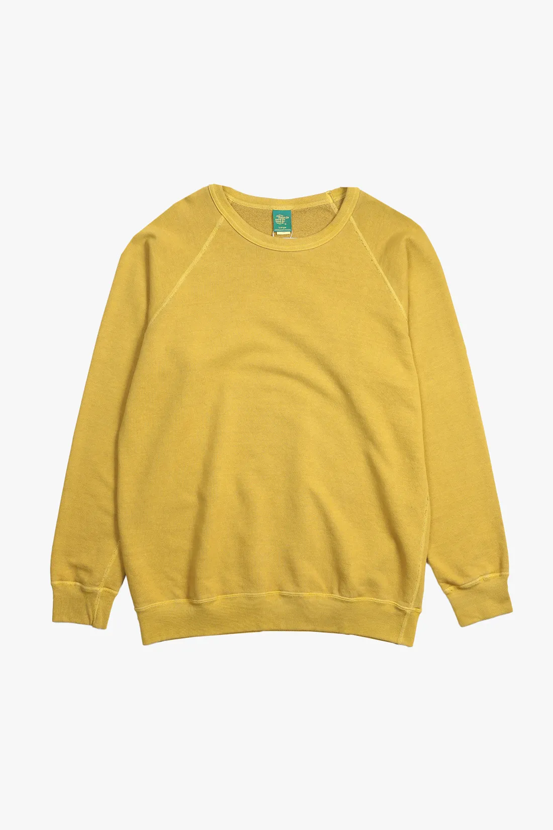 Good on Raglan crew sweat P-banana - GRADUATE STORE