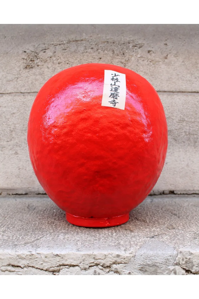 Grand Daruma artisanal Couleur Rouge Taille Homme M