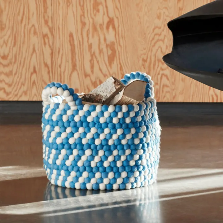 Hay - Bead Corbeille de rangement, Ø 40 x H 24 cm, gris