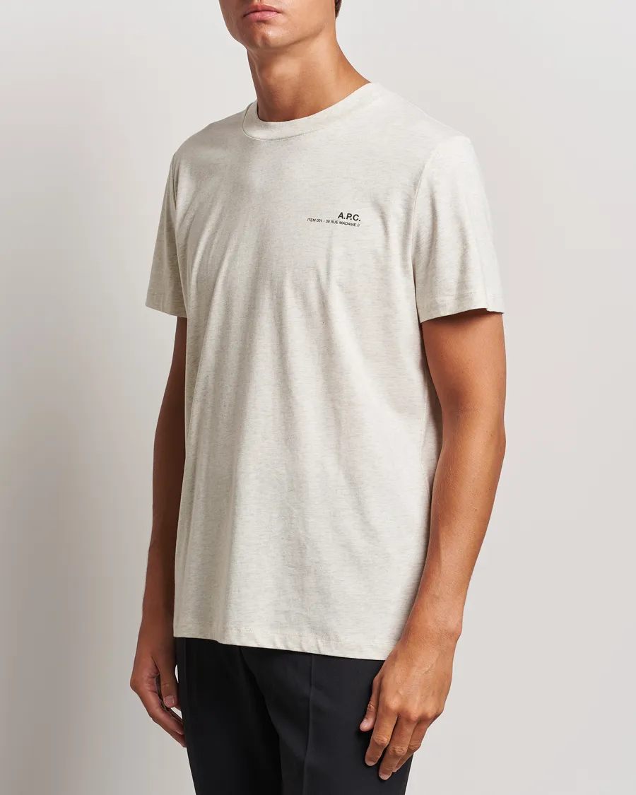 Item T-Shirt Ecru Chine