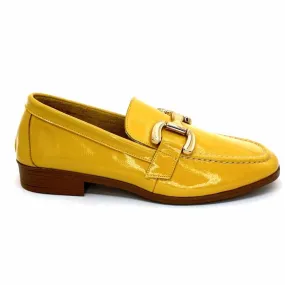 Ivoire 30303 Cuir Vernis Jaune