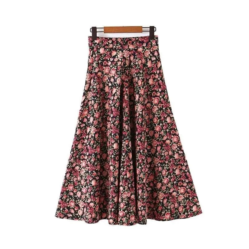 Jupe Vintage Année 50 Rose