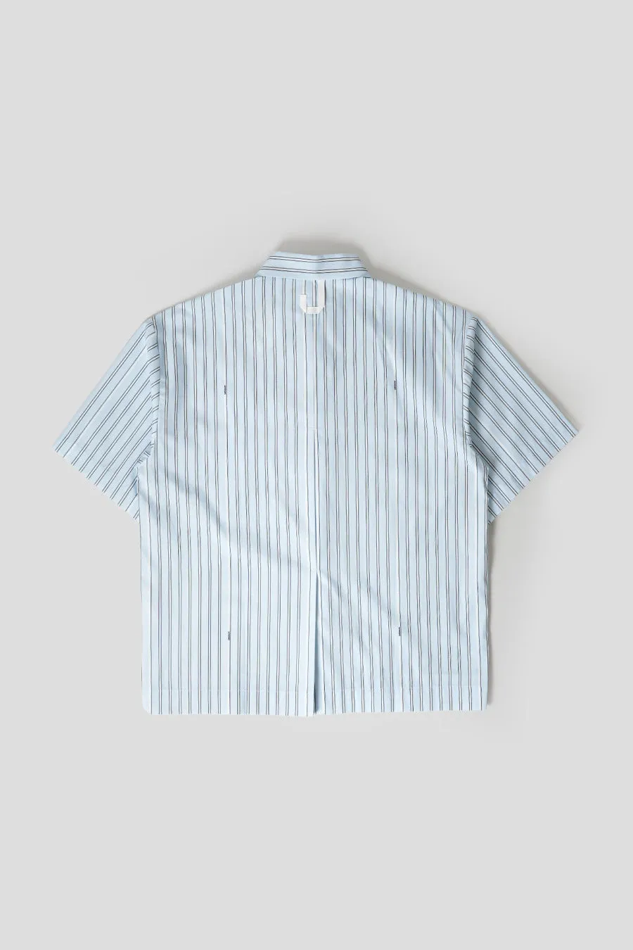 LA CHEMISE MANCHE COURTE RAYE BLEUE