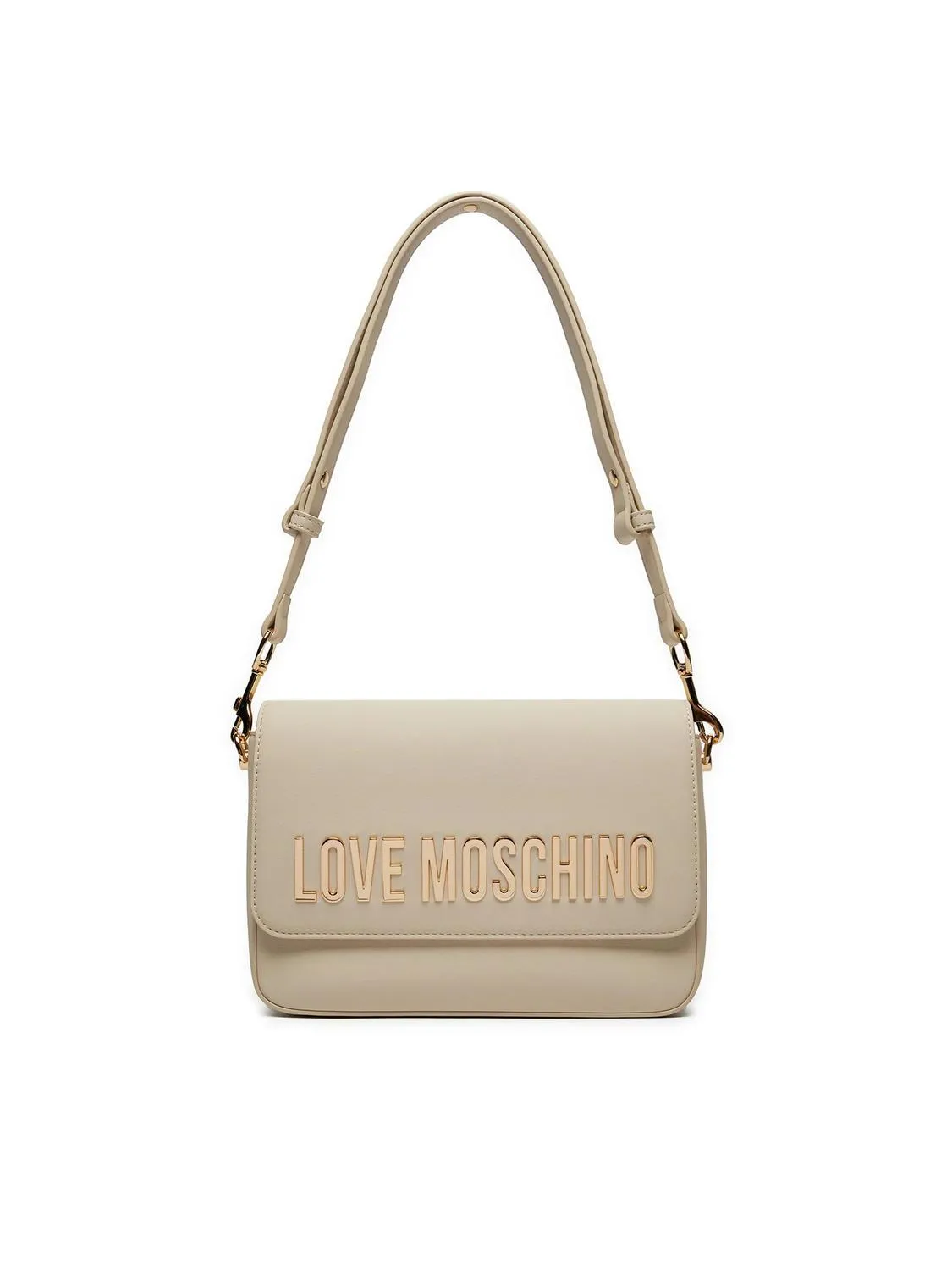 Love Moschino Lettering Sac D'épaule Beige - Achetez À Prix Outlet!