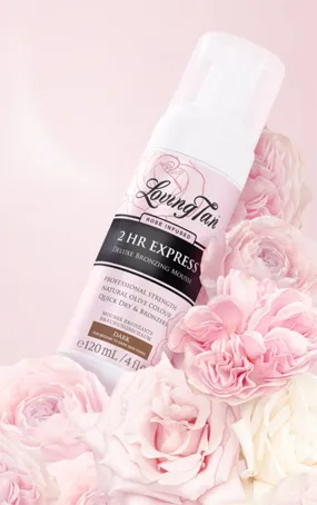 Loving Tan Mousse auto-bronzante express 2H Rose Infused Dark 120ml