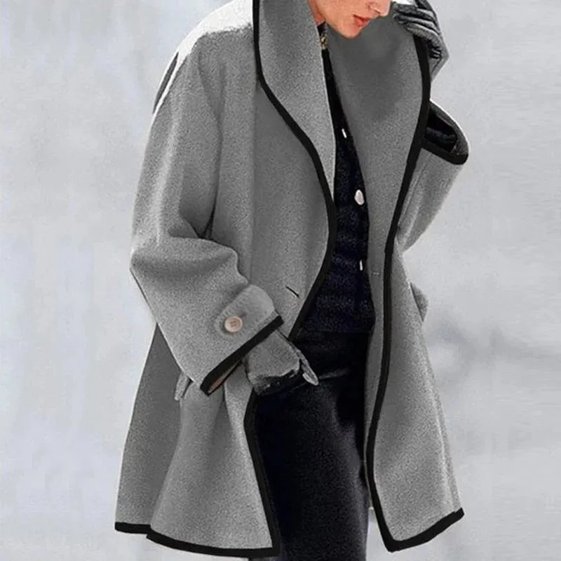 légance Parisienne - Trenchcoat blanc Clara pour un style intemporel