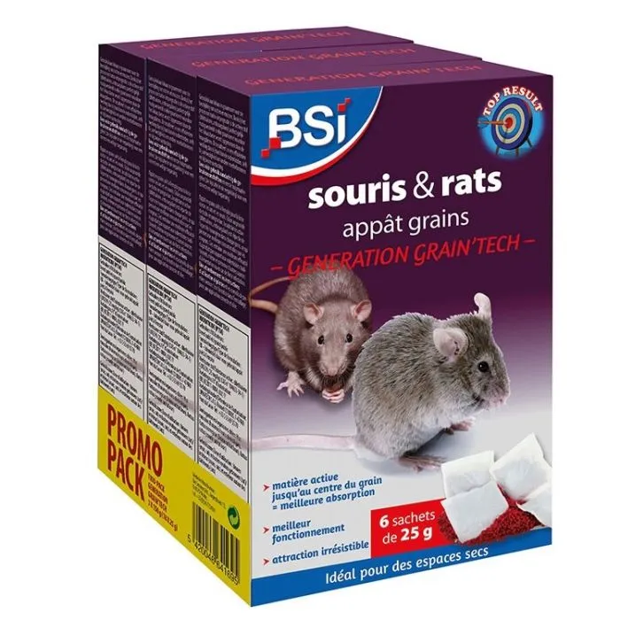 Mort-aux-rats grains BSI, 450 g - Generation Grain'Tech | MarketOnWeb