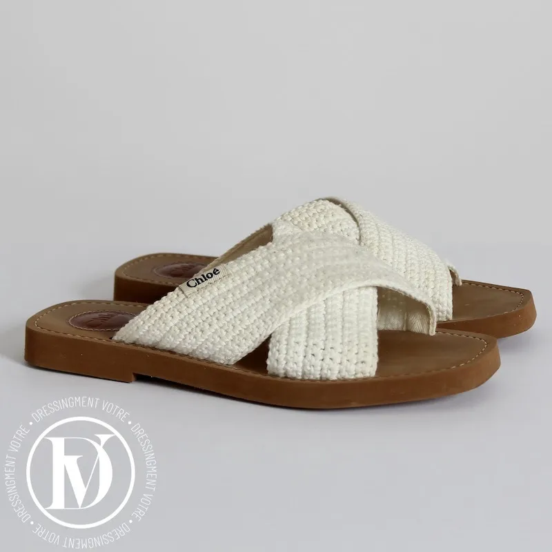 Mules Woody Crochet Slide p.37 – Chloé