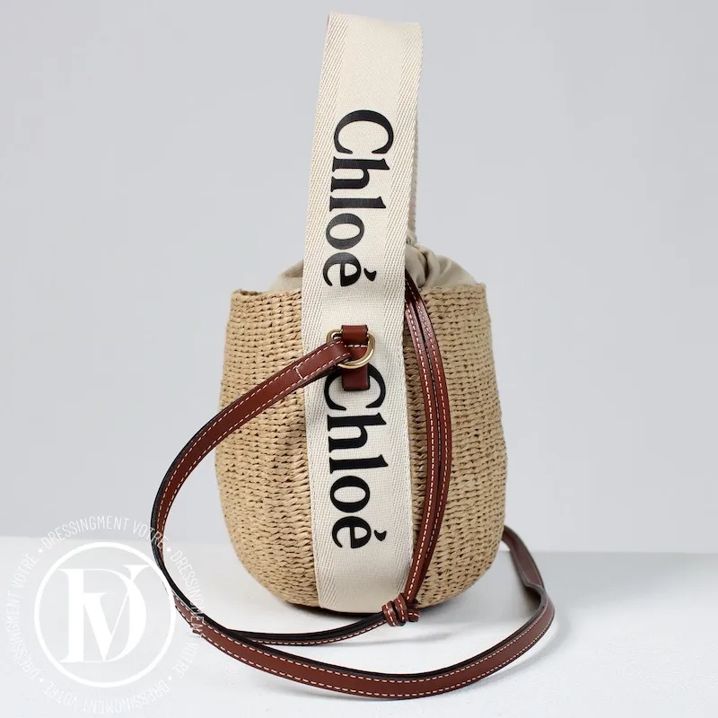 Petit panier Woody en fibres naturelles – Chloé