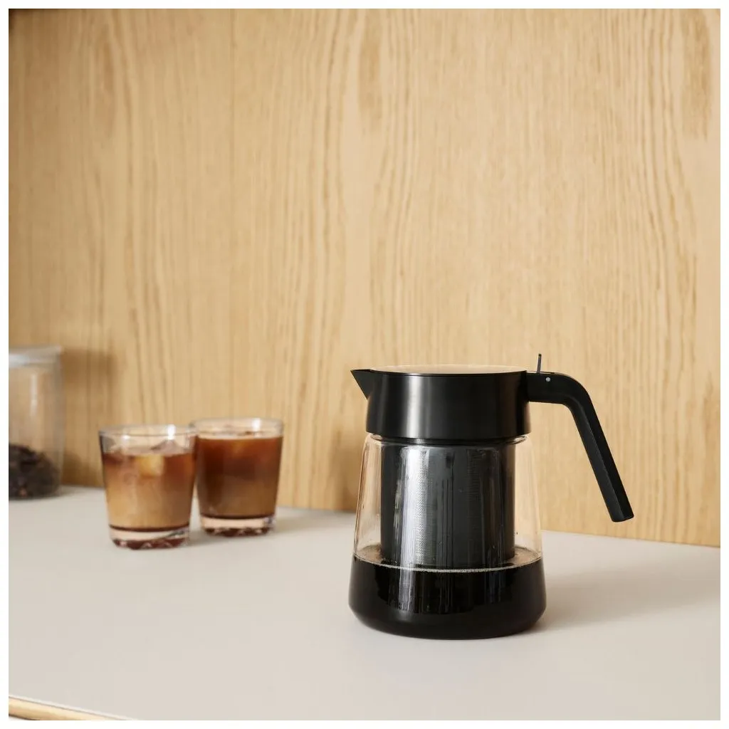Pichet NOHR 1,2 l, noir, en verre, Stelton ✔ 68,19 € ⭕ Kulina