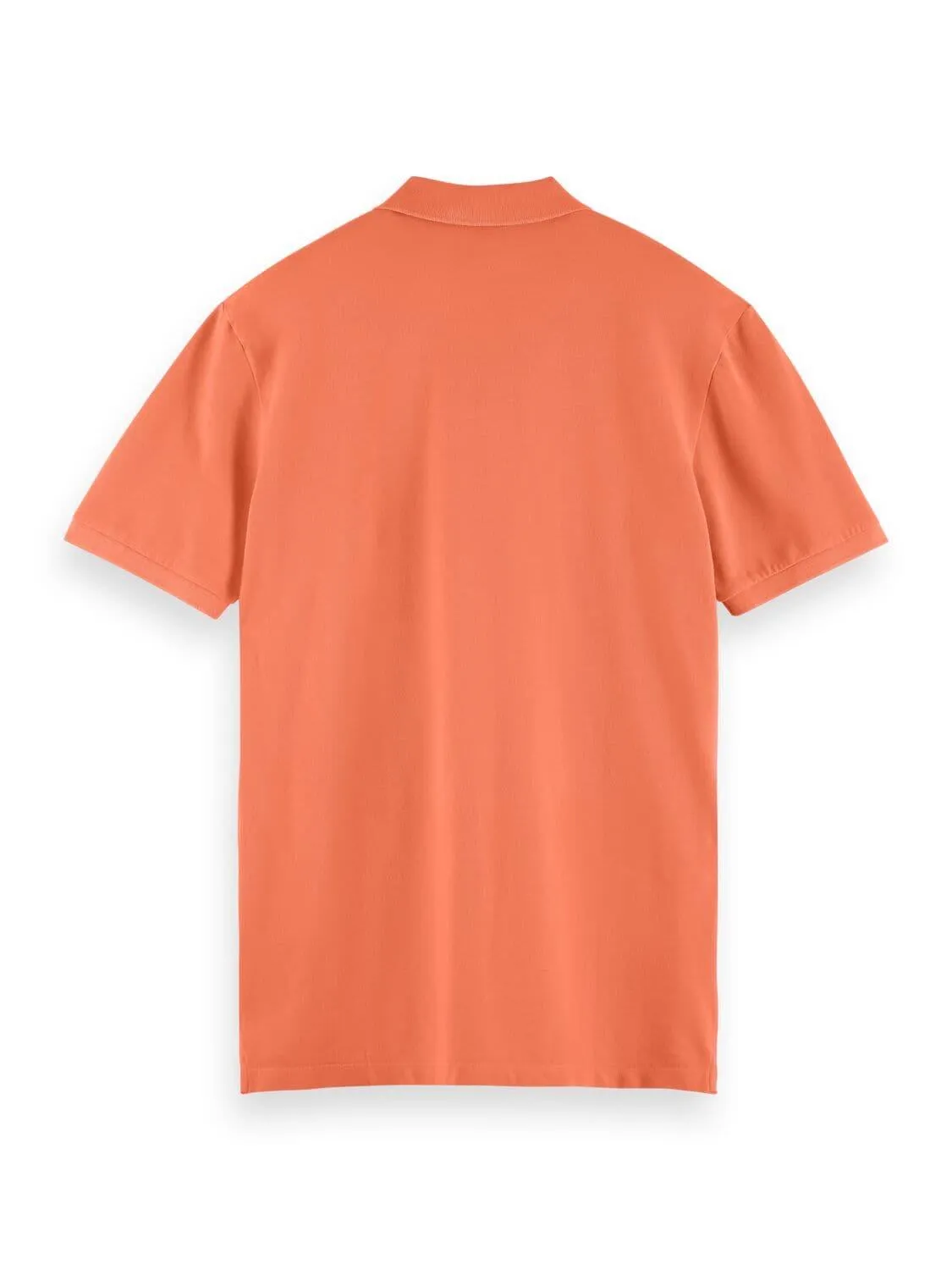 Polo piqué orange ple