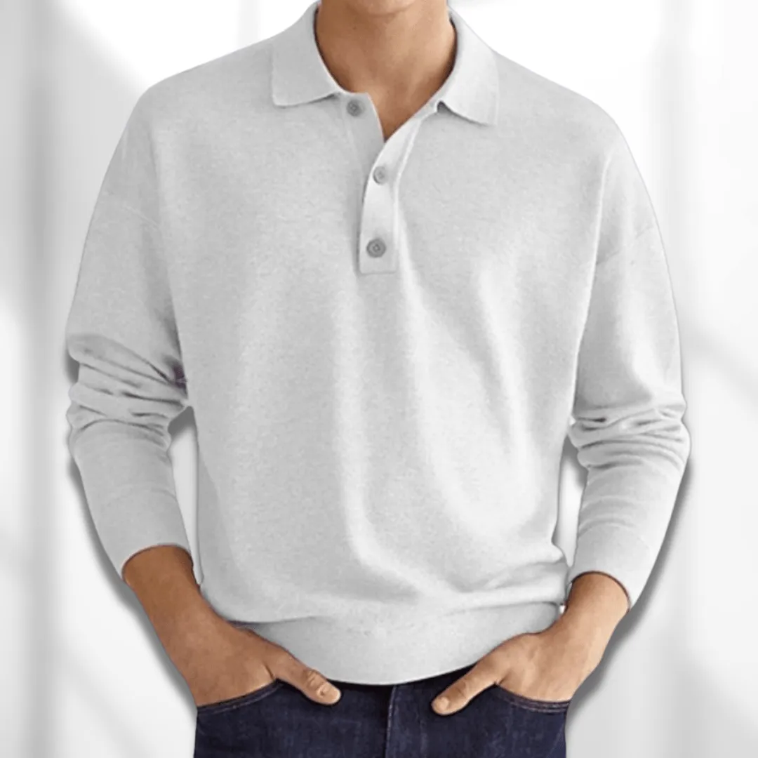 Polo à manches longues Dane | Essential pour hommes