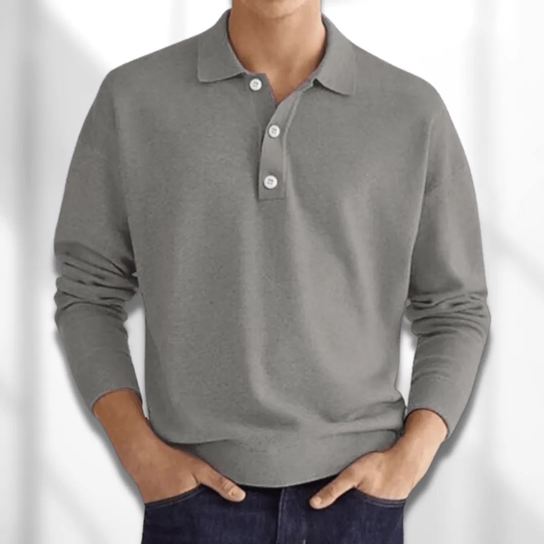 Polo à manches longues Dane | Essential pour hommes