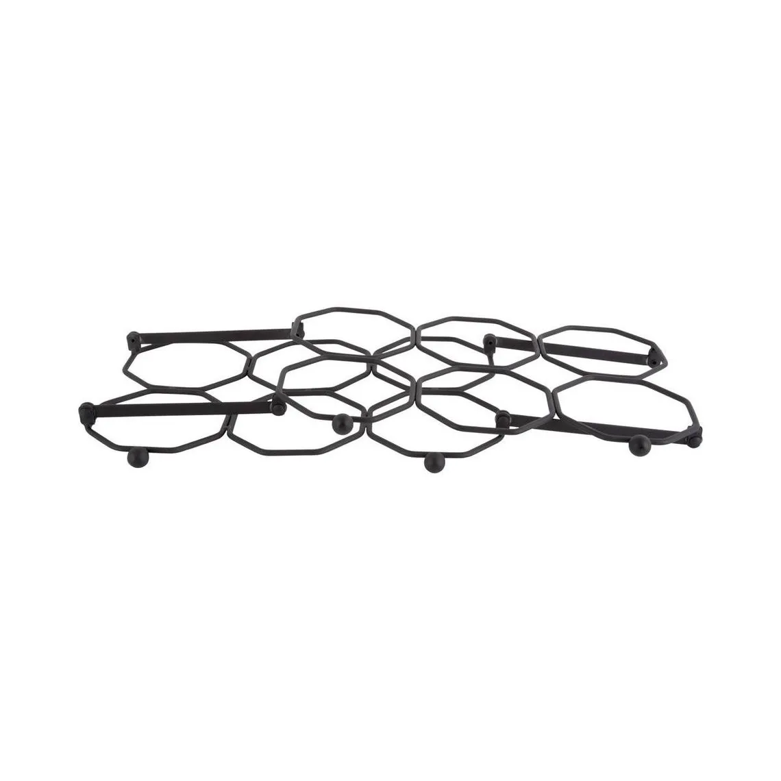Porte-bouteilles CASA pliable - Noir | 3 Suisses