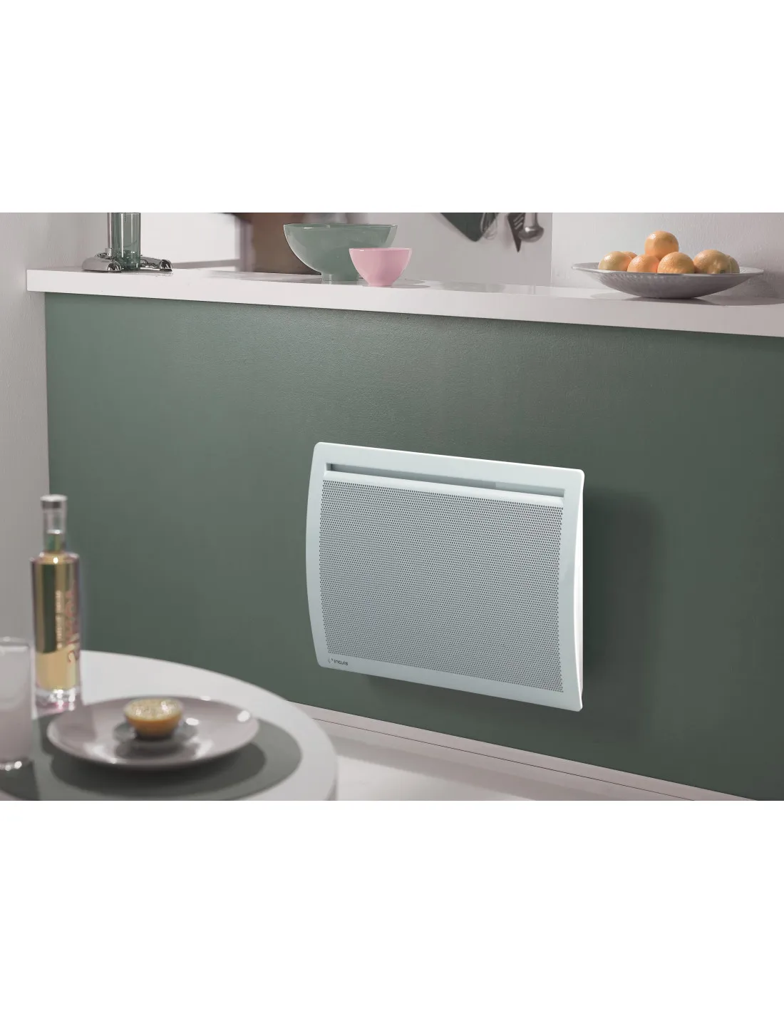 Quartéa 2 rayonnant horizontal 1500W blanc INTUIS M169115