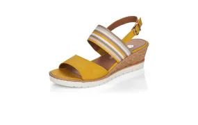 Remonte nu pieds et sandales r6253 68 jaune